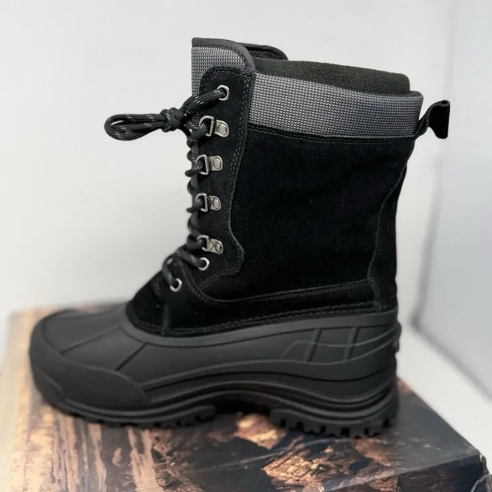 NORTIV 8 Terrex-2M Men’s Snow Boots Black US 9 3M Thinsulate STORE MODEL